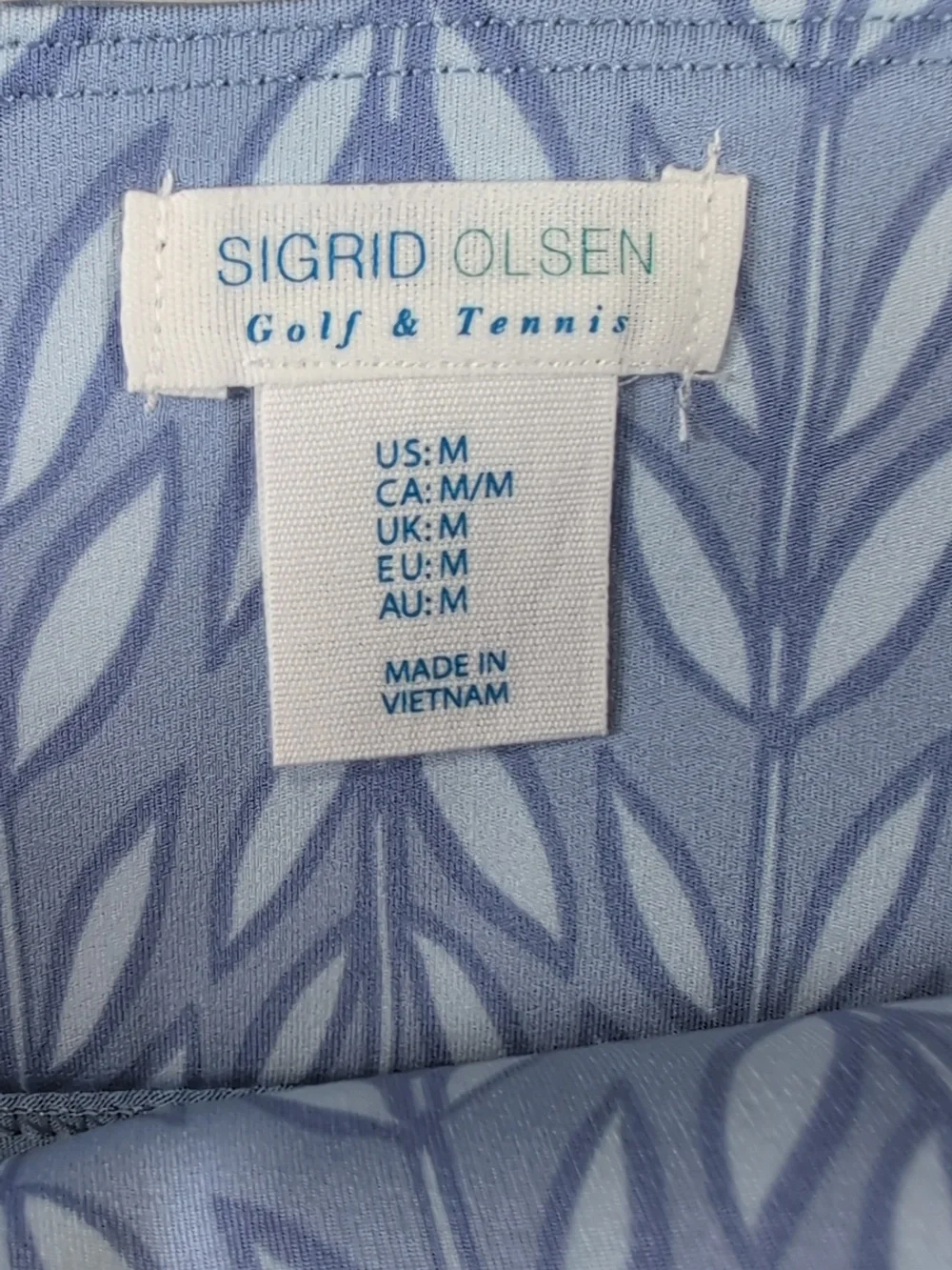 Sigrid Olsen UPF 50 Golf Tennis Skort w/Side Pleat in Planting Print Size Med - Picture 3 of 9